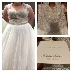 Never worn plus size wedding dress